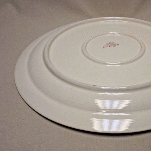 Vintage Red Wing Pottery Dinnerware Normandy Apple Hand Painted 14" Chop Plate - Picture 10 of 12